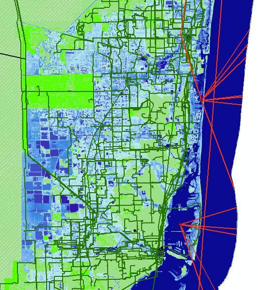Miami infrastructure underwater from sea-level rise