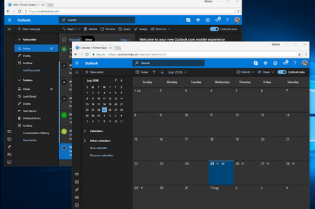 Outlook.com Dark Mode