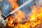 Shutterstock image of a firefighter