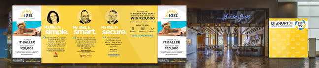 IGEL's branding on the Border Grill restaurant