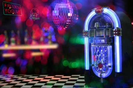 Jukebox in Ice Cream Parlor