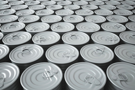 Infinite stockpile of tinned food