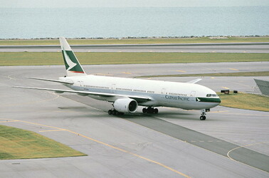 Boeing 777-267 B-HNL, ex-N7771, the first production 777 airliner