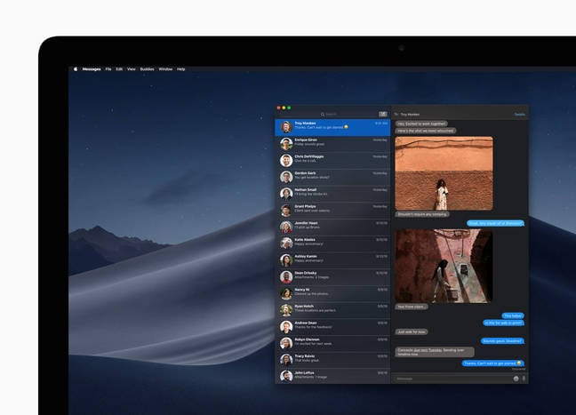 MacOS Mojave dark mode