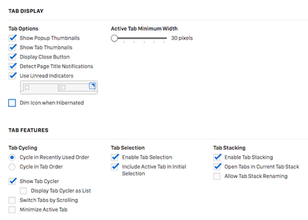 Vivaldi Tab options Vivaldi Tab options