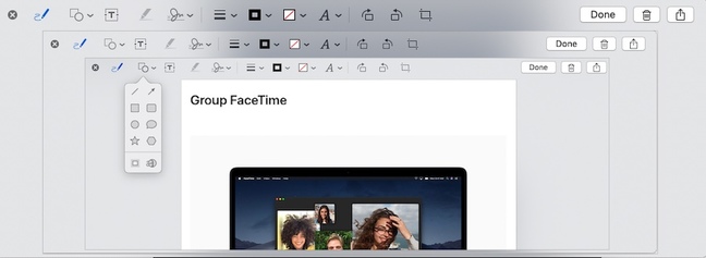 Mojave Screenshot within Screenshot