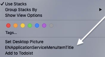 Mojave QuickAction WTF