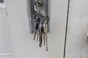 Keys left in door