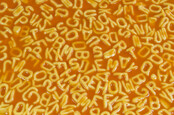 Alphabet pasta