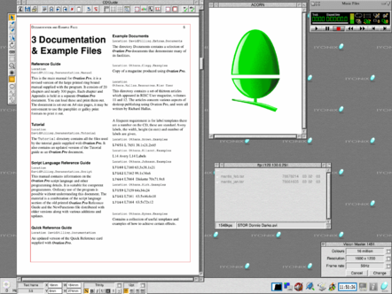 Screenshot of the RISC OS 5 desktop