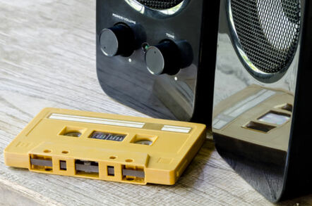 audio tape cassette