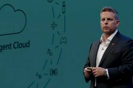 Microsoft Executive Vice President Jason Zander speaks at Future Decoded in London