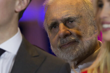 Carl Icahn at at Trump Tower on 5th Avenue.