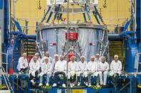 Orion service module (credit: NASA/Rad Sinyak)