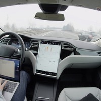 Tesla bring driven hands free