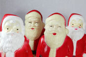 Christmas santa plastic creepy figurines