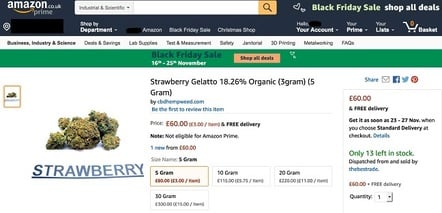 Strawberry Gelato on Amazon