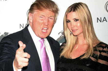 Donald Trump with his daughter Ivanka