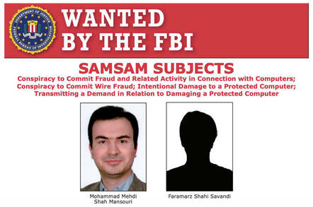 SamSam wanted poster