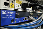 Closeup on juniper networks' services gateway srx 240