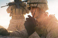 Soldier drone controller, photo via Shutterstock