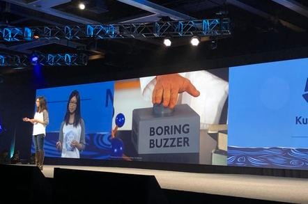 Janet Kuo, Google, at KubeCon 2018 in Seattle