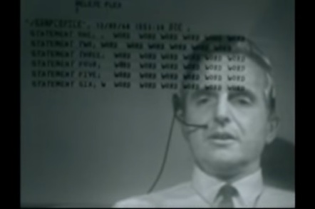 Doug Engelbart leads us through The Mother Of All Demos