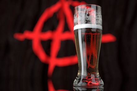 beer anarchist flag