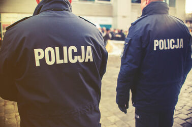 Police (Policja) officers in Poland 