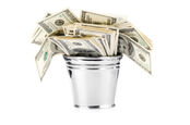bucket of dollars