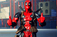 A Deadpool action figure from Shutterstock