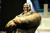 Fiction supervillain action figure character of Bane from DC movies and comic. Pic: Aisyaqilumaranas / Shutterstock.com