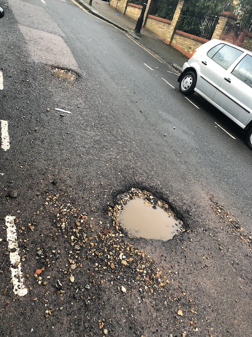 Potholes in N6