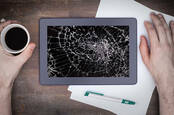 broken tablet