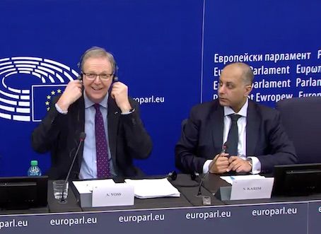 Axel Voss, Sajjad Karim MEPs