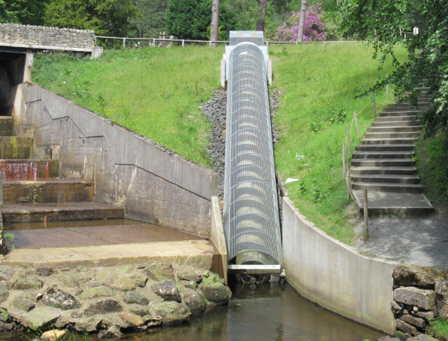 Archimedes screw, photo copyright SA Mathieson