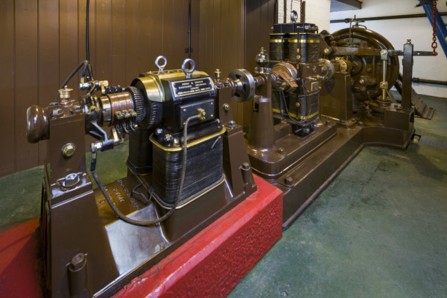 Inside the power house photo by National Trust