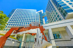 adobe hq in san jose - weird modern art sculpture out at the front