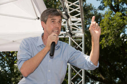 US politician Beto O'Rourke from shutterstock