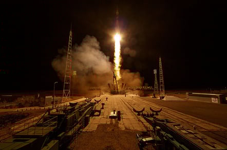 Soyuz MS-12 Launch (credit: NASA/Bill Ingalls)