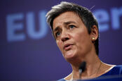 EU Commission executive vice president Margrethe Vestager