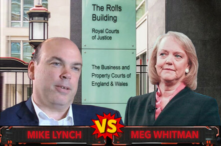 meg whitman and mike lynch (autonomy hp trial)