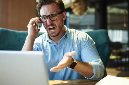 frustrated man