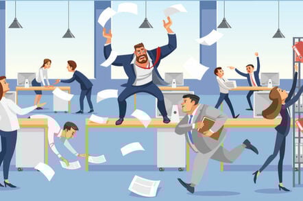 chaotic office