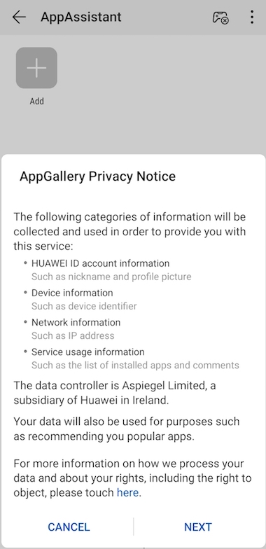 Huawei p30 Screenshots