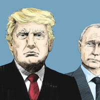 Donald Trump and Vlad Putin