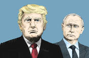 Donald Trump and Vlad Putin