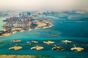 Aerial view of Doha, capital of Qatar