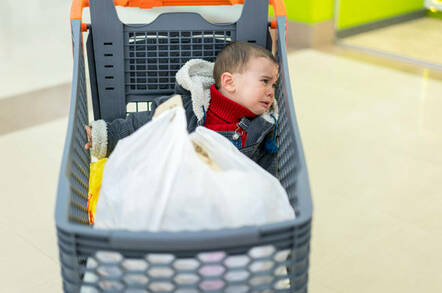 baby in trolley