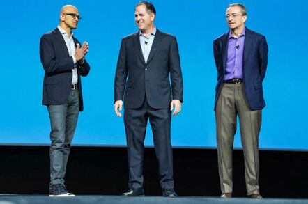 satya nadella michael dell and pat gelsinger